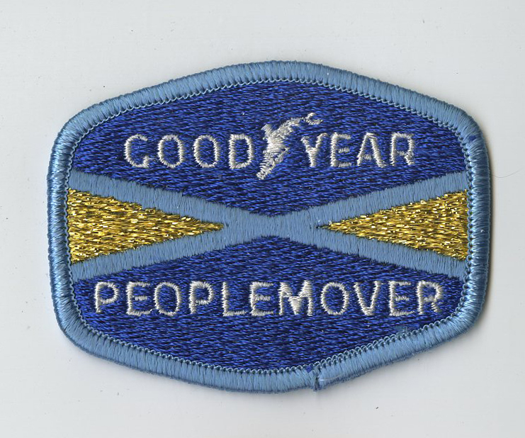 Goodyear PeopleMover cloth embroidered cast member patch