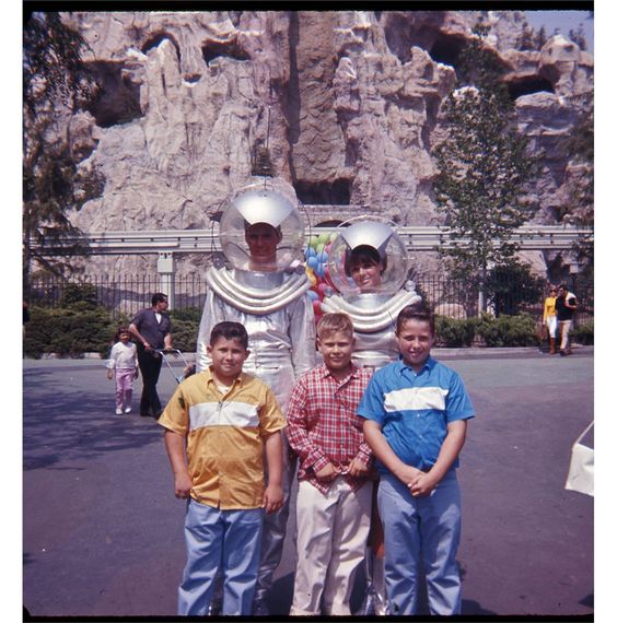 More Tomorrowland Astronauts Posing With Future Space Travelers in the 1960s